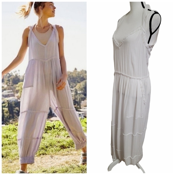 Free People Pants - 𝅺NWOT Free People Move Dancing Till Dawn Boho Jumpsuit S